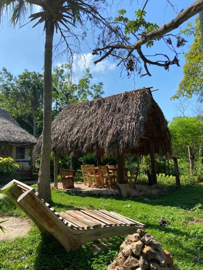 Encantadora Villa Maya Tradicional En Rancho Agroecologico Tzucacab Exterior foto