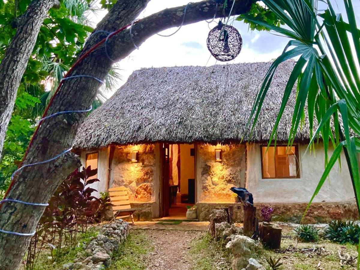Encantadora Villa Maya Tradicional En Rancho Agroecologico Tzucacab Exterior foto