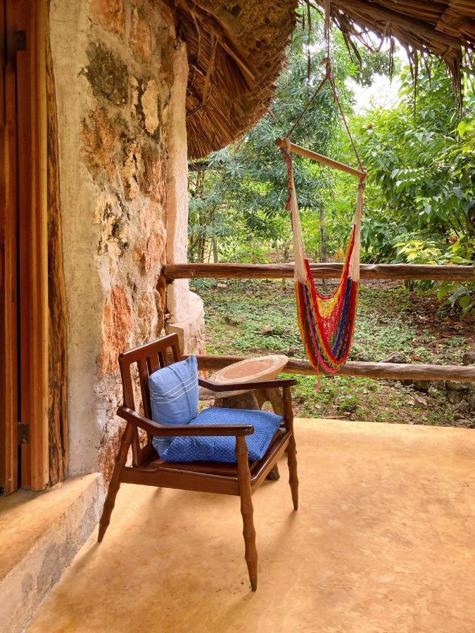 Encantadora Villa Maya Tradicional En Rancho Agroecologico Tzucacab Exterior foto