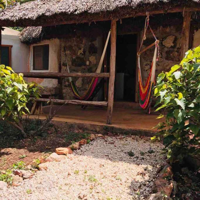 Encantadora Villa Maya Tradicional En Rancho Agroecologico Tzucacab Exterior foto