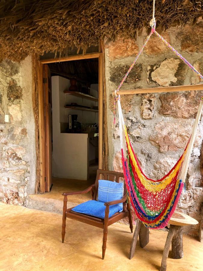 Encantadora Villa Maya Tradicional En Rancho Agroecologico Tzucacab Exterior foto