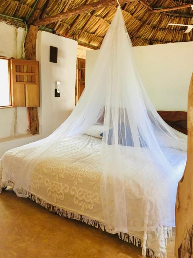 Encantadora Villa Maya Tradicional En Rancho Agroecologico Tzucacab Exterior foto