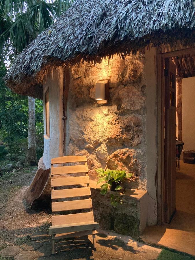 Encantadora Villa Maya Tradicional En Rancho Agroecologico Tzucacab Exterior foto